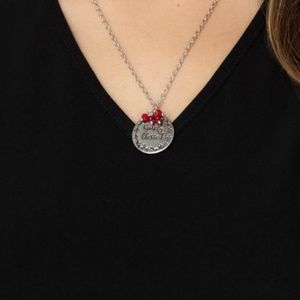 Red necklace/earrings paparazzi